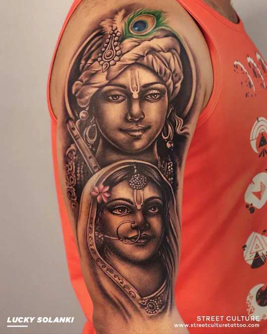 for tattoo lovers# Images • ⏤͟͞💙⃟🦋Cute🌼Radha🧸͢⃟͢. (@amma143pappa) on  ShareChat